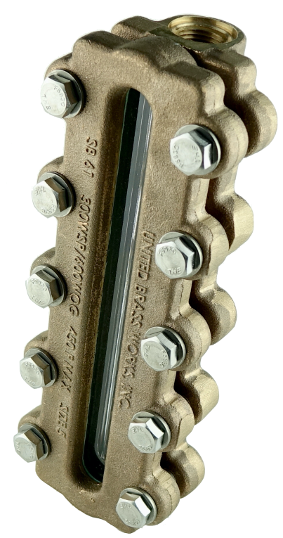 United Brass Works 897 Bronze Size 5 Sight Glass